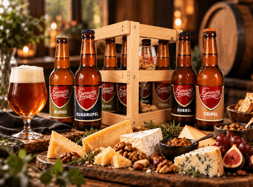 Bier bij kaas speciaalbier en kaasplank Eeuwig Zonde Brouwerij Someren Noord-Brabant